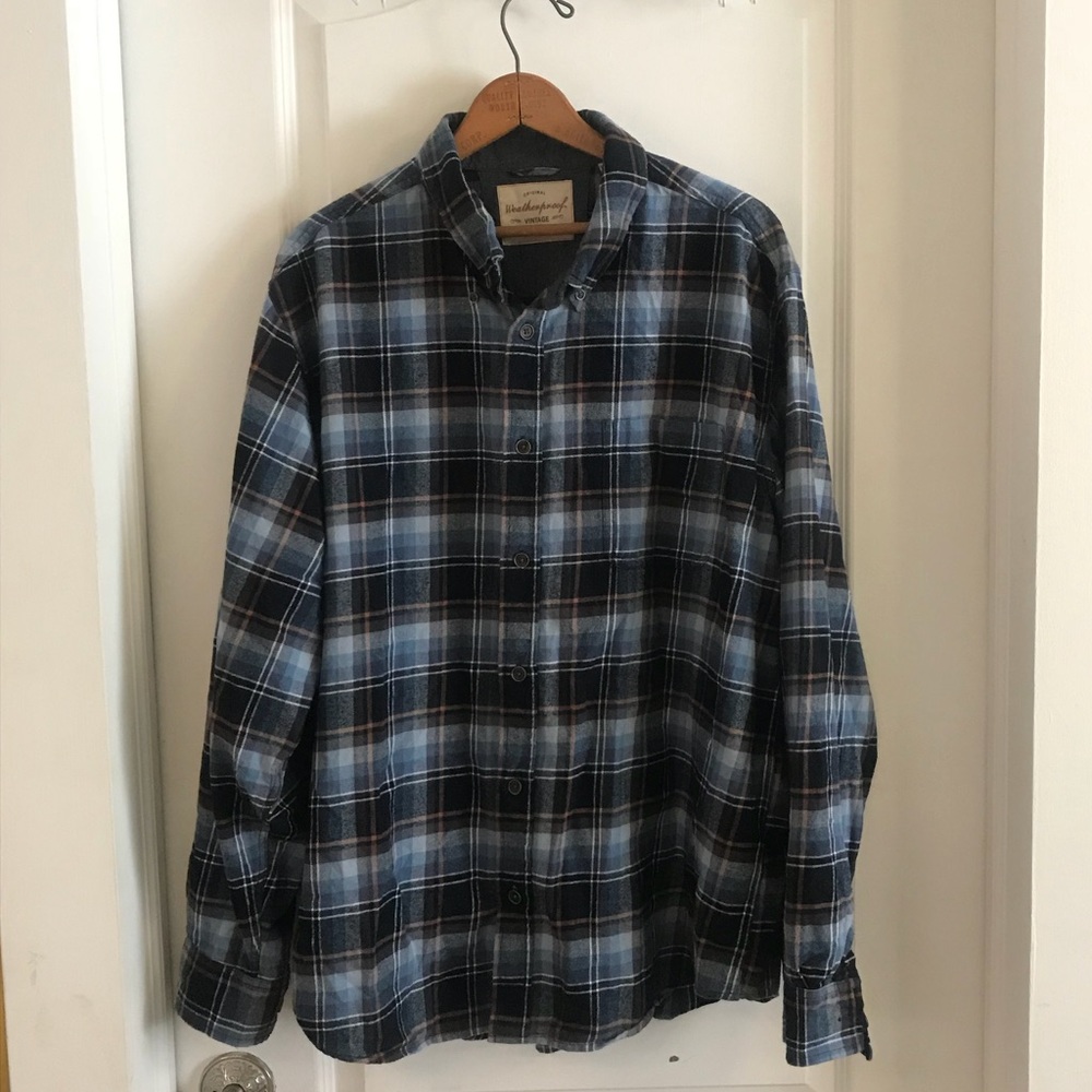 Weatherproof flannel shirt